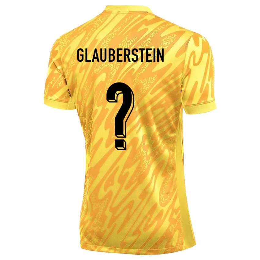 ילדים Jonas Glauberstein #0 צהוב כתום חולצת שוער 2025/26 חולצה קצרה