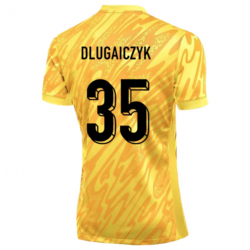 ילדים אלכסנדר דלוגייצ'יק #35 צהוב כתום חולצת שוער 2025/26 חולצה קצרה