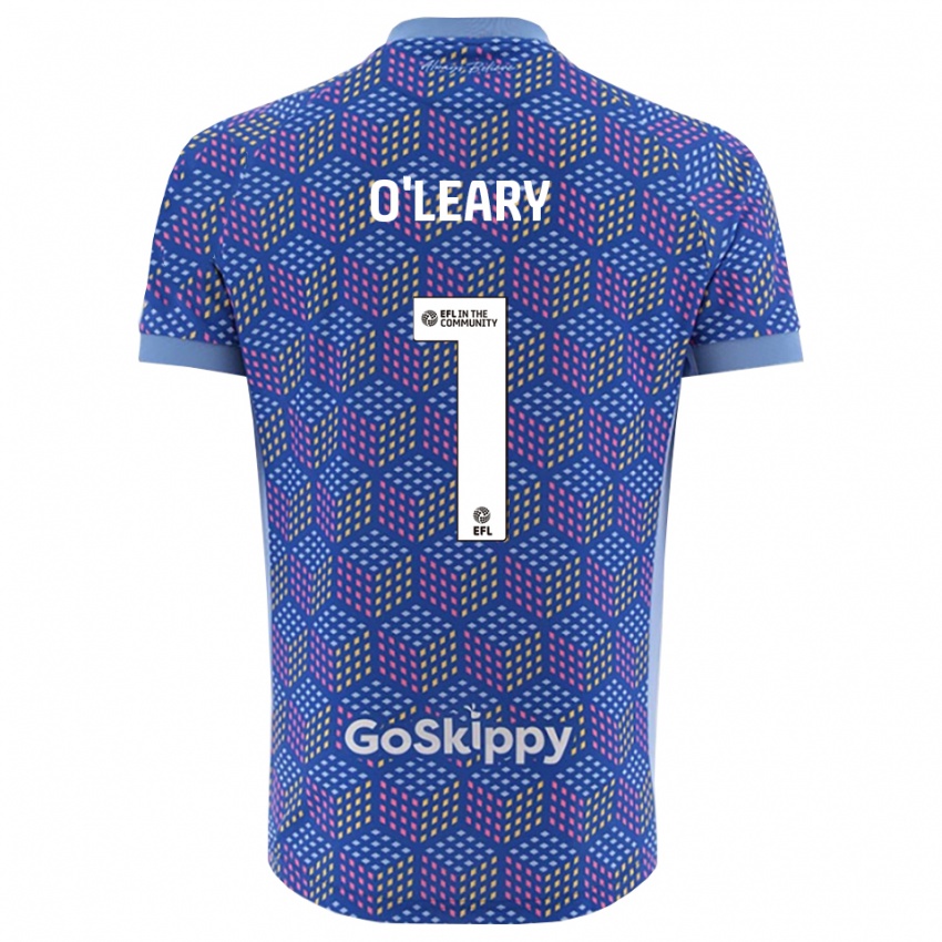 ילדים מקס או'לירי #1 כחול שחור חולצת שוער 2025/26 חולצה קצרה