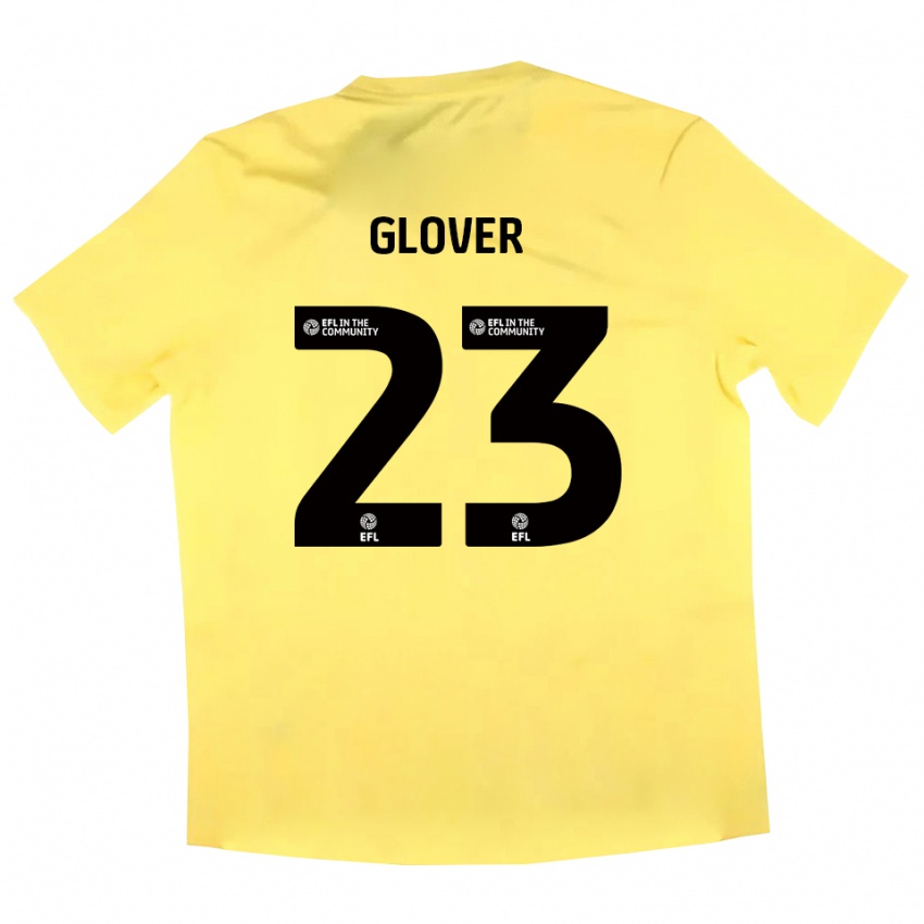 ילדים טום גלובר #23 שחור צהוב חולצת שוער 2025/26 חולצה קצרה