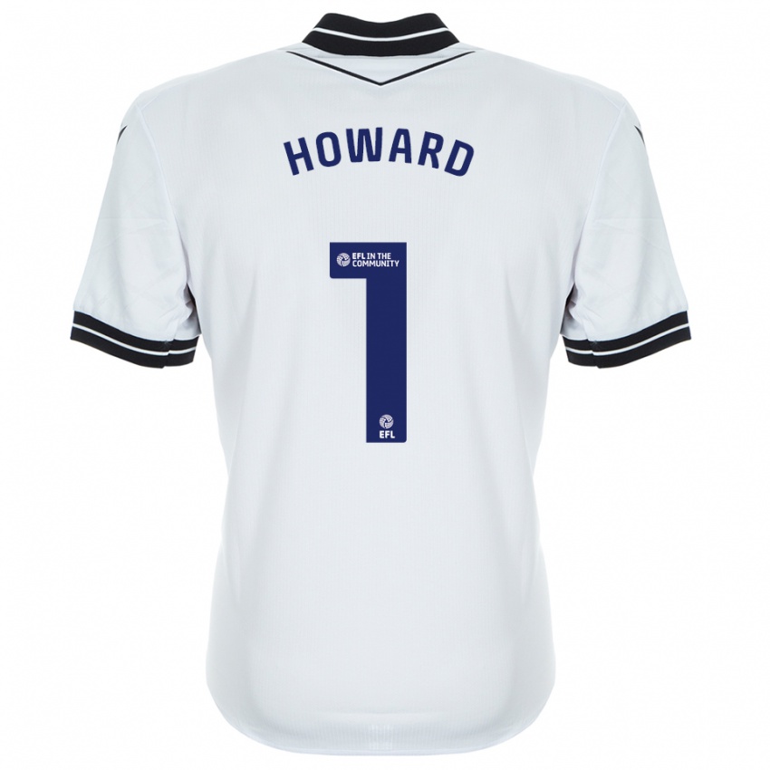 ילדים Beth Howard #1 כחול מלכותי לבן חולצת שוער 2025/26 חולצה קצרה