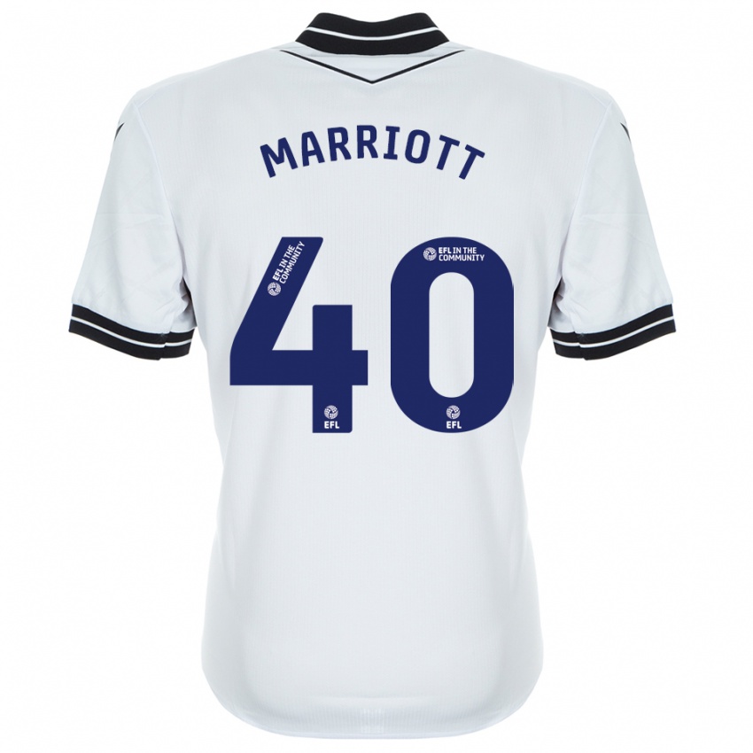 ילדים מונטי מריוט #40 כחול מלכותי לבן חולצת שוער 2025/26 חולצה קצרה