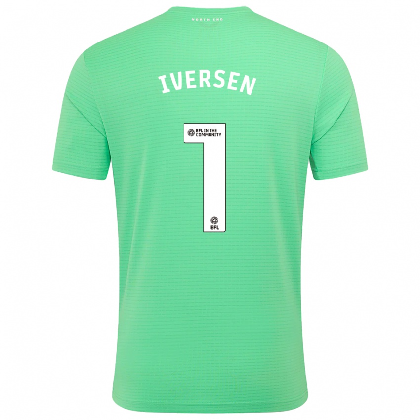 ילדים דניאל איברסן #1 טורקיז פסטל חולצת שוער 2025/26 חולצה קצרה