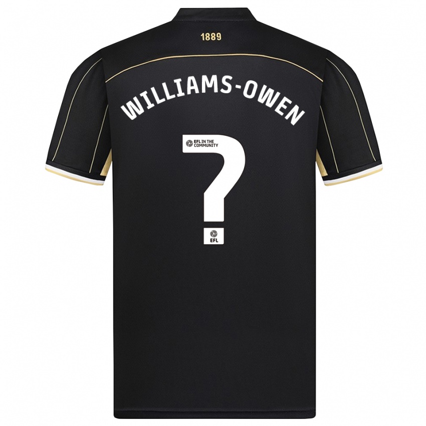 ילדים ברוק וויליאמס-אוון #0 חום שחור חולצת שוער 2025/26 חולצה קצרה