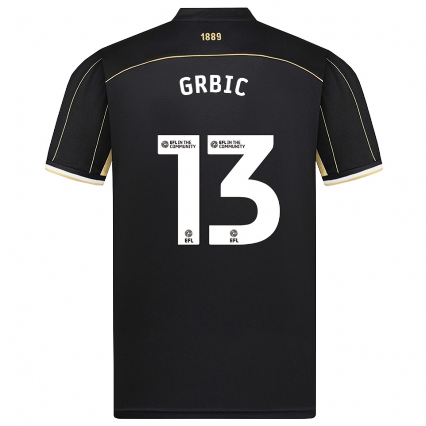 ילדים איבו גרביץ׳ #13 חום שחור חולצת שוער 2025/26 חולצה קצרה