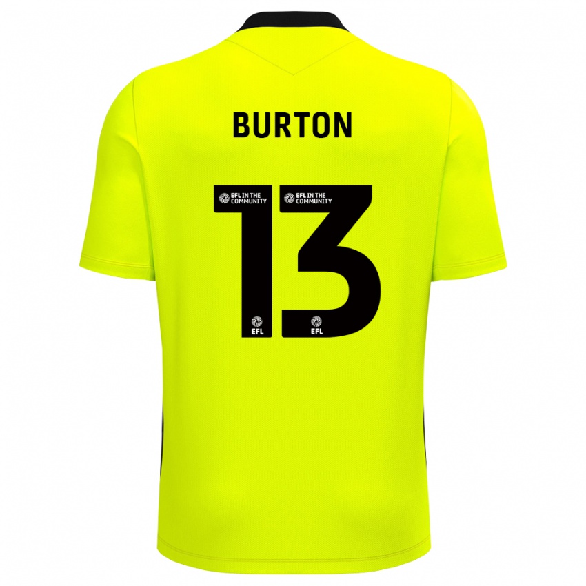 ילדים קאלום ברטון #13 ירוק יער חולצת שוער 2025/26 חולצה קצרה