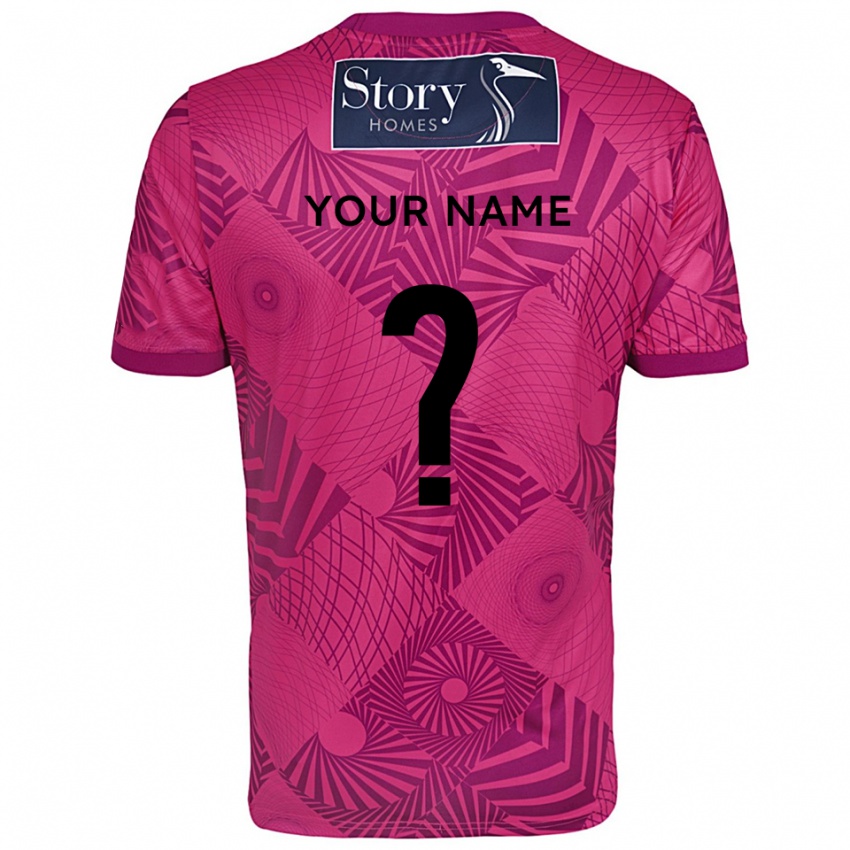 ילדים קרלייל יונייטד סגול מגנטה חולצת שוער 2025/26 חולצה קצרה