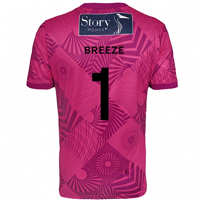 ילדים גבריאל בריז #1 סגול מגנטה חולצת שוער 2025/26 חולצה קצרה