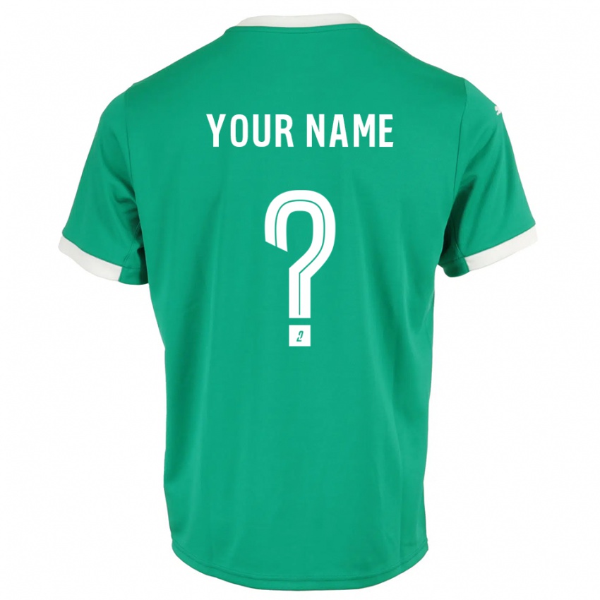 ילדים טרואה לבן ירוק חולצת שוער 2025/26 חולצה קצרה