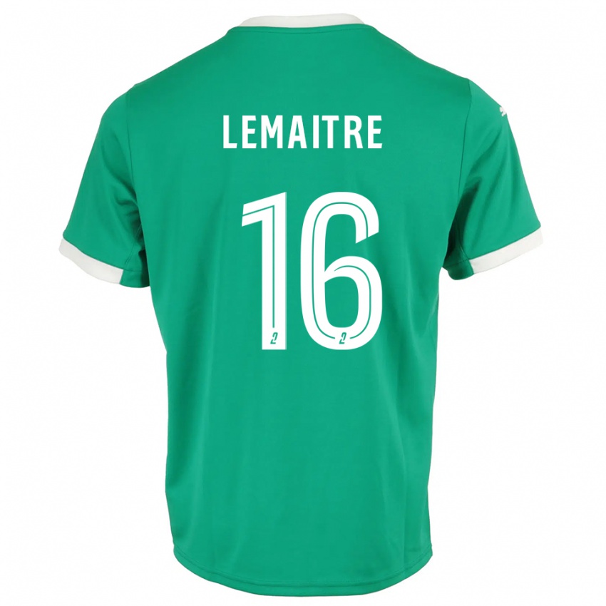 ילדים ניקולס למטר #16 לבן ירוק חולצת שוער 2025/26 חולצה קצרה