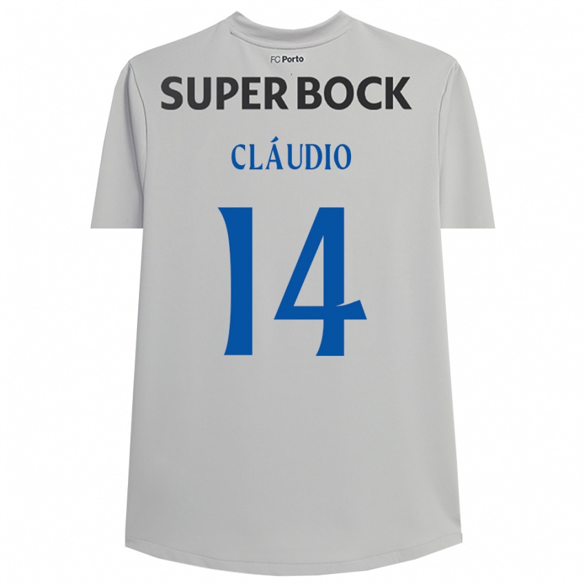 ילדים קלאודיו ראמוס #14 אפור בהיר שחור חולצת שוער 2025/26 חולצה קצרה