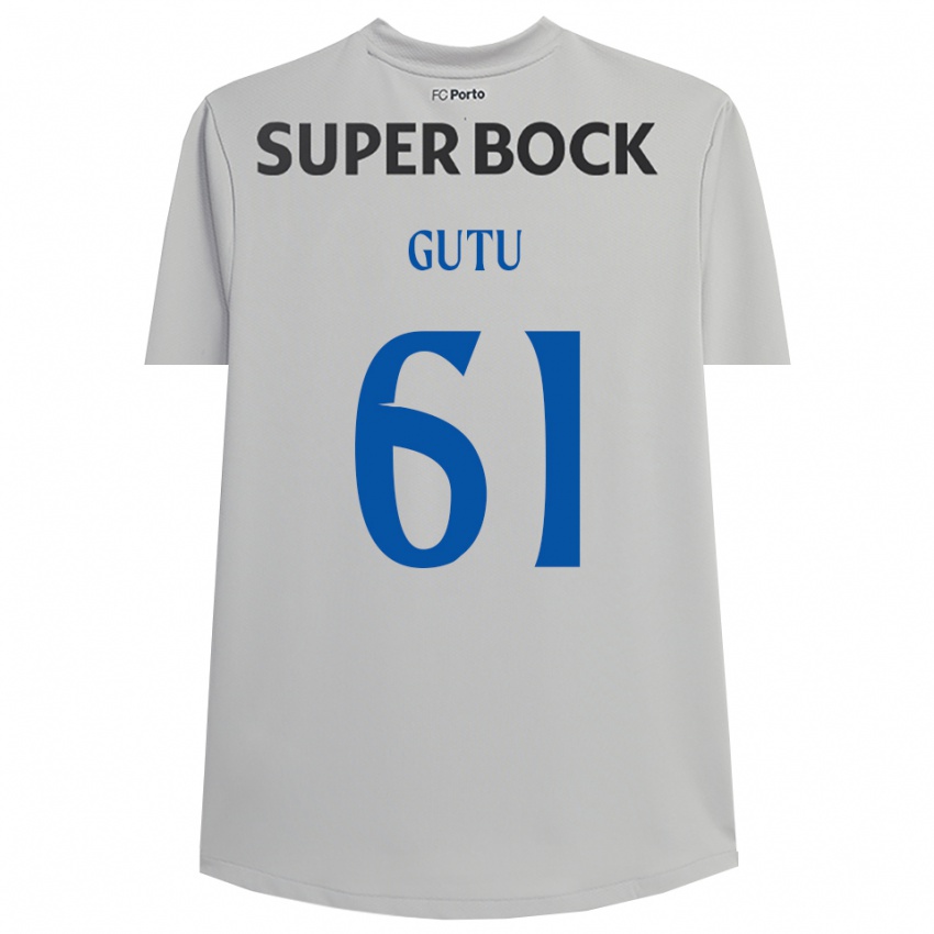 ילדים דניס גוטו #61 אפור בהיר שחור חולצת שוער 2025/26 חולצה קצרה