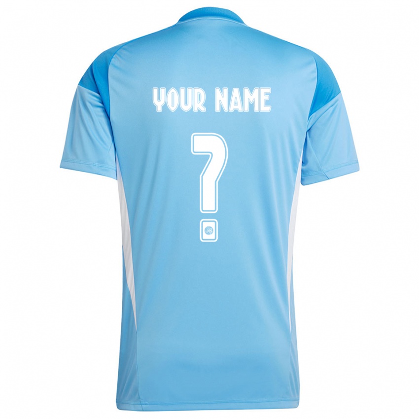 ילדים אייאקס כחול בהיר לבן חולצת שוער 2025/26 חולצה קצרה