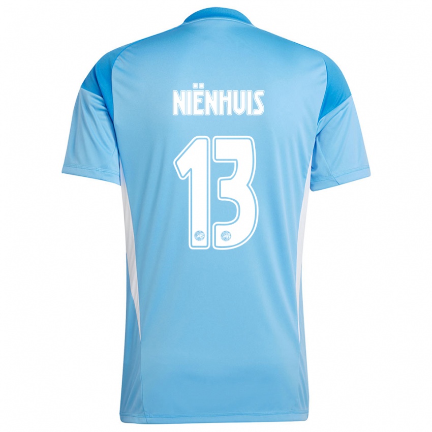 ילדים לואיס ניינהויס #13 כחול בהיר לבן חולצת שוער 2025/26 חולצה קצרה