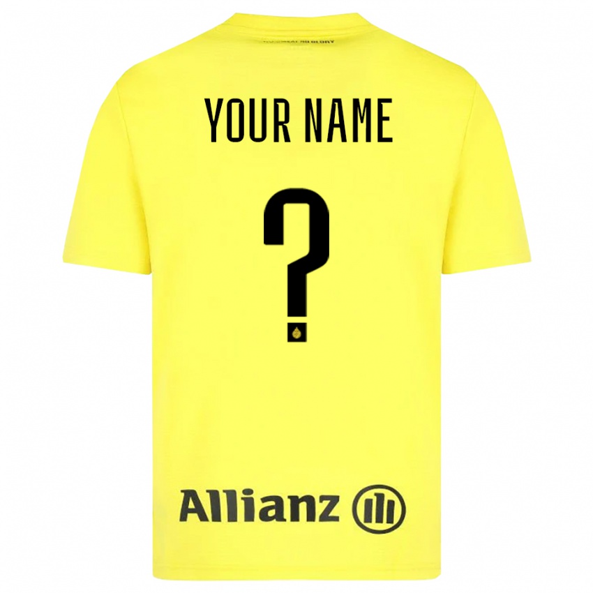 ילדים קלאב ברוז' צהוב שחור חולצת שוער 2025/26 חולצה קצרה