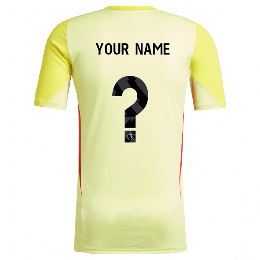 ילדים ליברפול צהוב אדום חולצת שוער 2025/26 חולצה קצרה