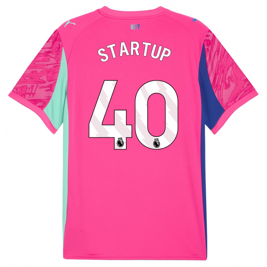 ילדים Katie Startup #40 ורד ורוד חולצת שוער 2025/26 חולצה קצרה