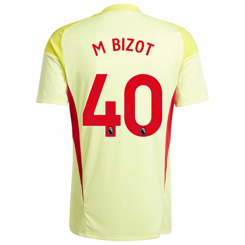 ילדים מרקו ביזוט #40 צהוב בהיר חולצת שוער 2025/26 חולצה קצרה