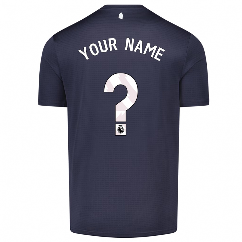 ילדים אברטון שחור לבן חולצת שוער 2025/26 חולצה קצרה