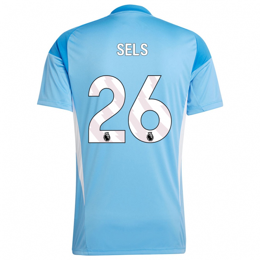 ילדים מאטס סלס #26 כחול לבן חולצת שוער 2025/26 חולצה קצרה