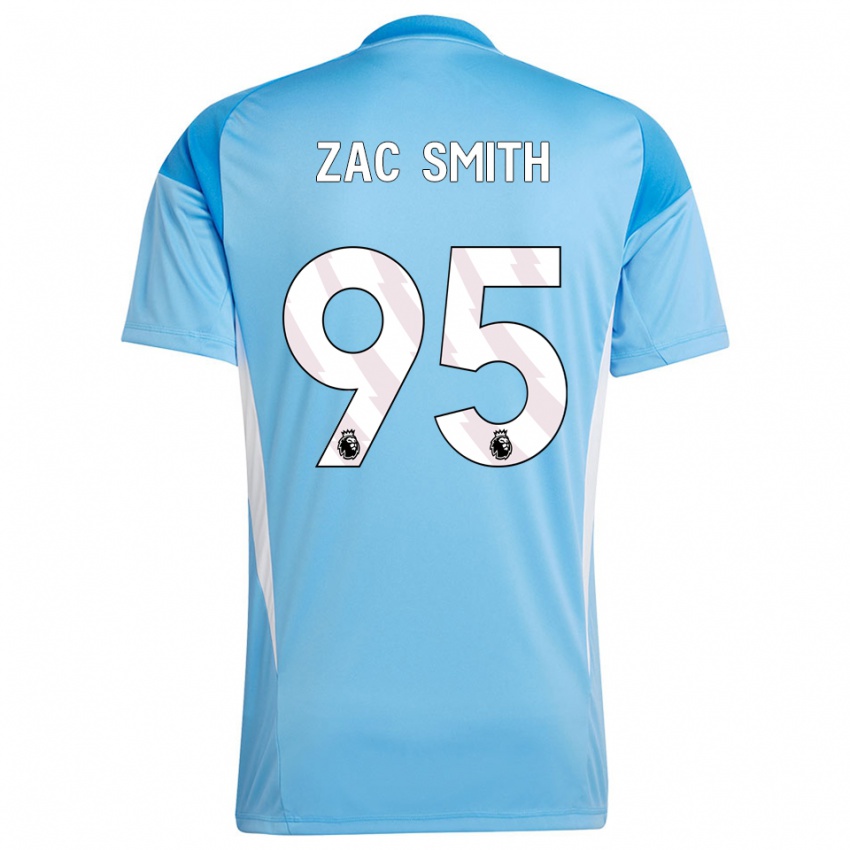 ילדים זאק סמית' #95 כחול לבן חולצת שוער 2025/26 חולצה קצרה