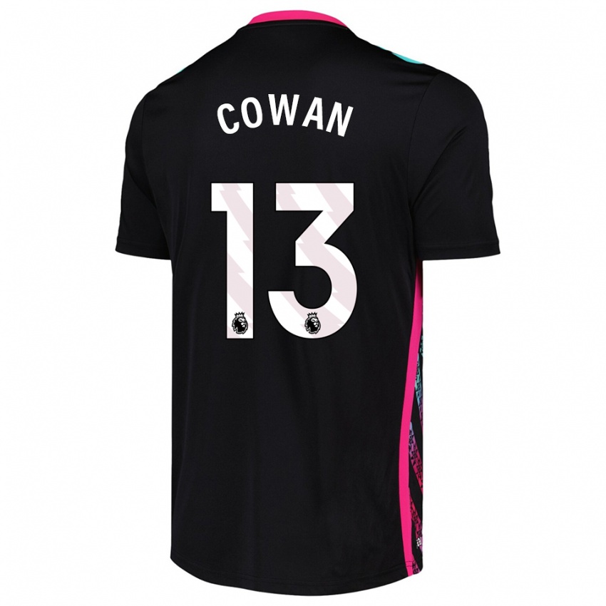 ילדים ג'ו קואן #13 שחור לבן חולצת שוער 2025/26 חולצה קצרה