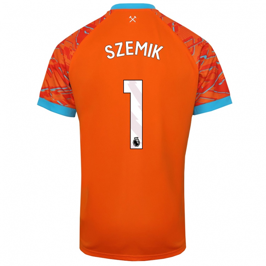 ילדים קינגה שמיק #1 כתום לבן חולצת שוער 2025/26 חולצה קצרה