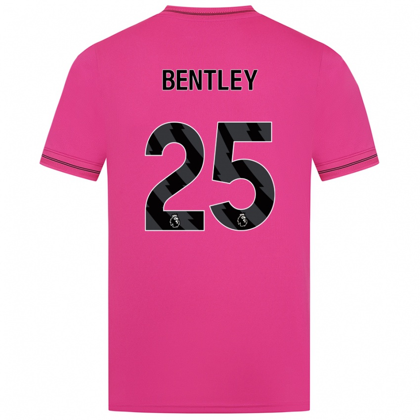 ילדים דן בנטלי #25 מג'נטה שחור חולצת שוער 2025/26 חולצה קצרה