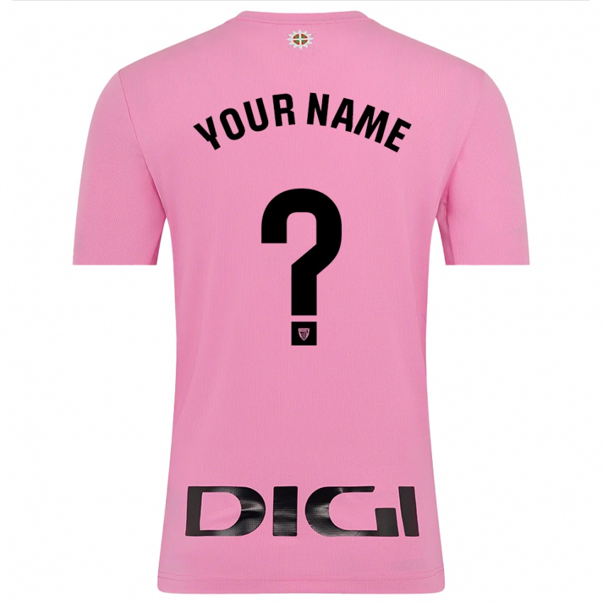 ילדים אתלטיק בילבאו ורוד שחור חולצת שוער 2025/26 חולצה קצרה