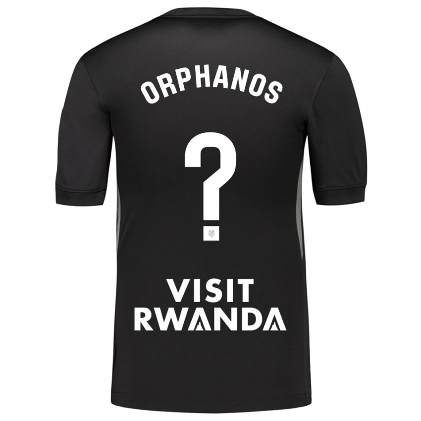 ילדים Stamatis Orphanos #0 שחור לבן חולצת שוער 2025/26 חולצה קצרה