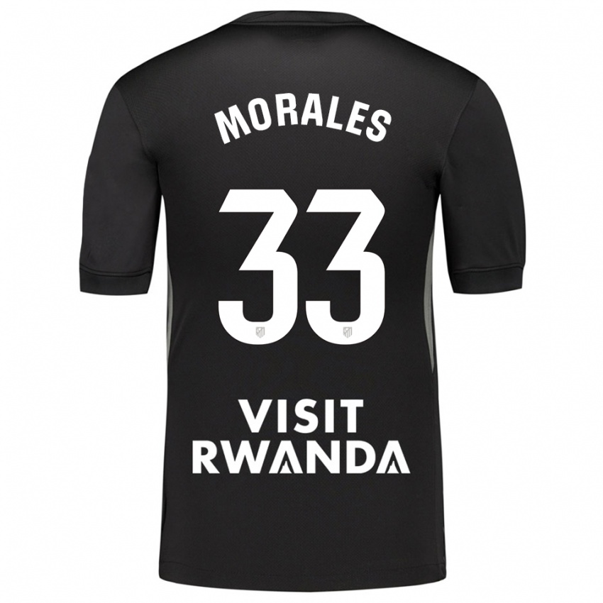 ילדים לואיסמי מוראלס #33 שחור לבן חולצת שוער 2025/26 חולצה קצרה