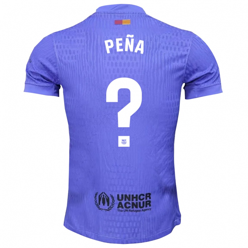 ילדים Pablo Peña #0 כחול שחור חולצת שוער 2025/26 חולצה קצרה