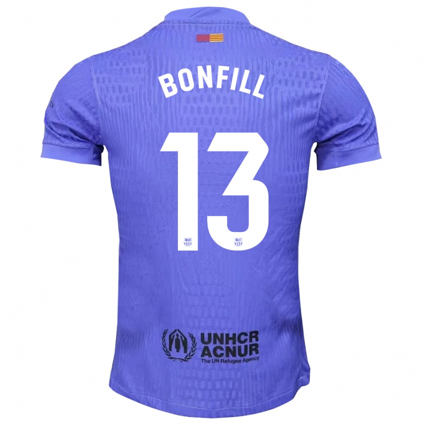 ילדים Max Bonfill #13 כחול שחור חולצת שוער 2025/26 חולצה קצרה