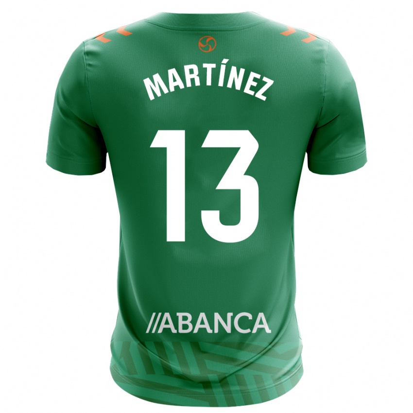 ילדים Naiara Martínez #13 ירוק לבן חולצת שוער 2025/26 חולצה קצרה