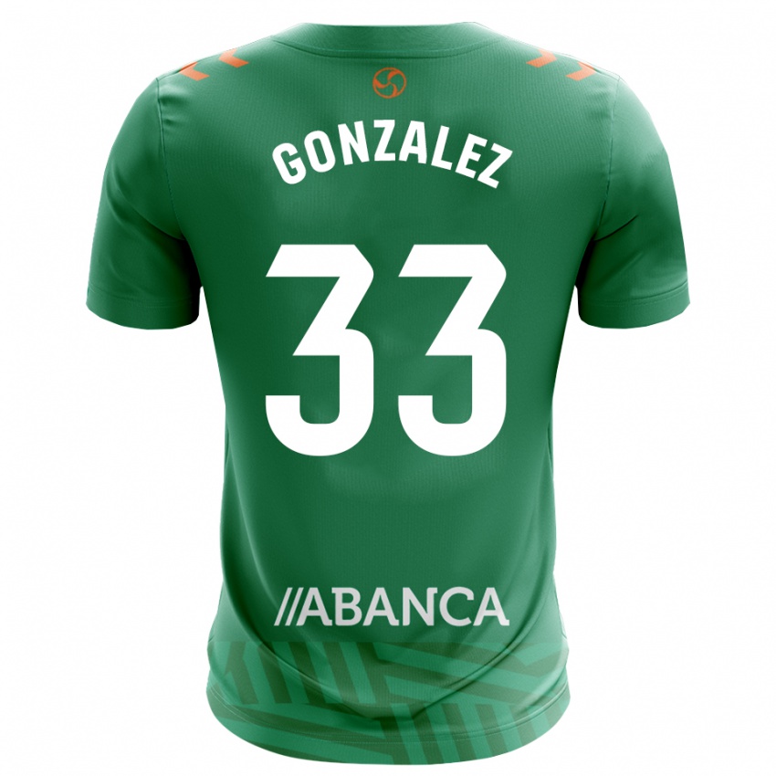 ילדים מרקוס גונזאלס #33 ירוק לבן חולצת שוער 2025/26 חולצה קצרה