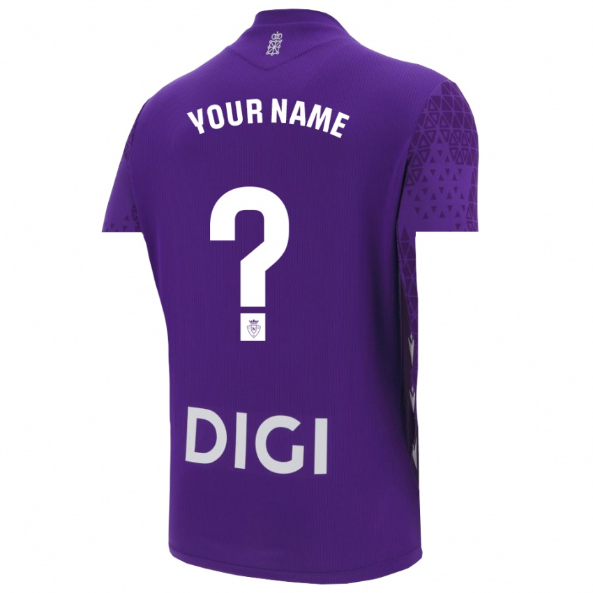 ילדים אוססונה סגול לבן חולצת שוער 2025/26 חולצה קצרה