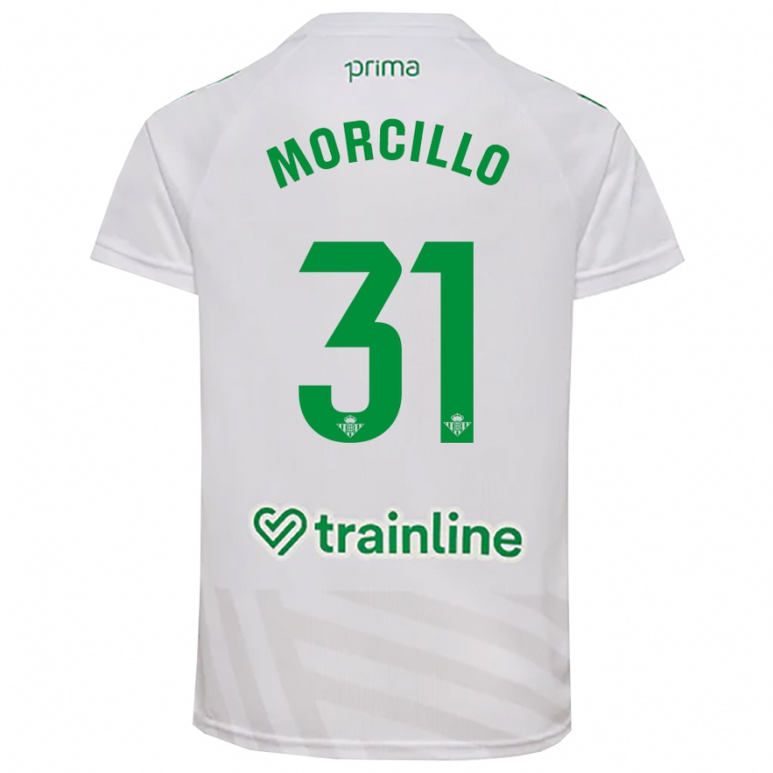 ילדים Ana Morcillo #31 ירוק לבן חולצת שוער 2025/26 חולצה קצרה