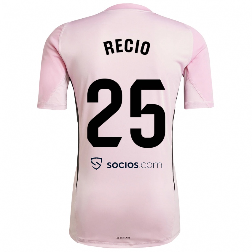 ילדים סרג'יו רסיו #25 ורוד שחור חולצת שוער 2025/26 חולצה קצרה