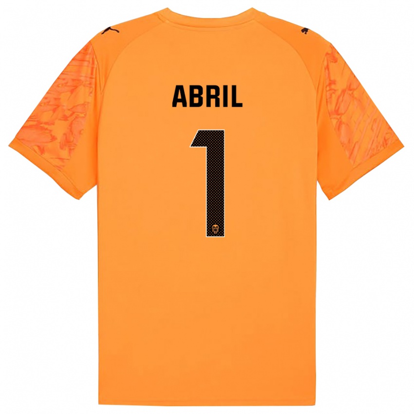 ילדים ויסנט אבריל סאנס #1 כתום שחור חולצת שוער 2025/26 חולצה קצרה