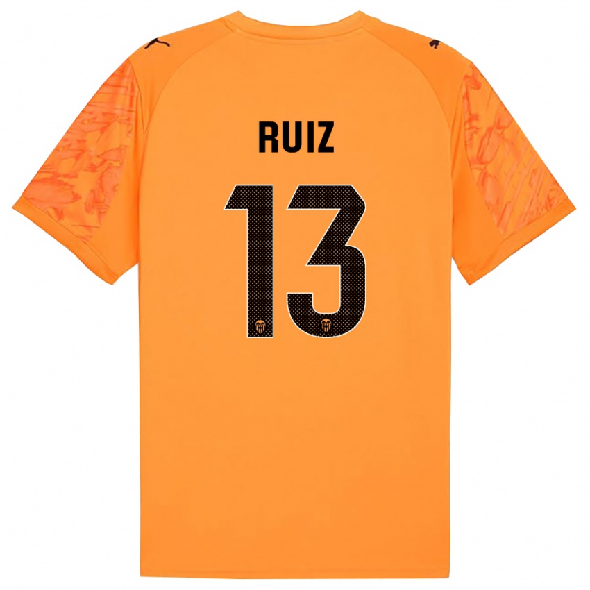 ילדים ניל רואיס #13 כתום שחור חולצת שוער 2025/26 חולצה קצרה