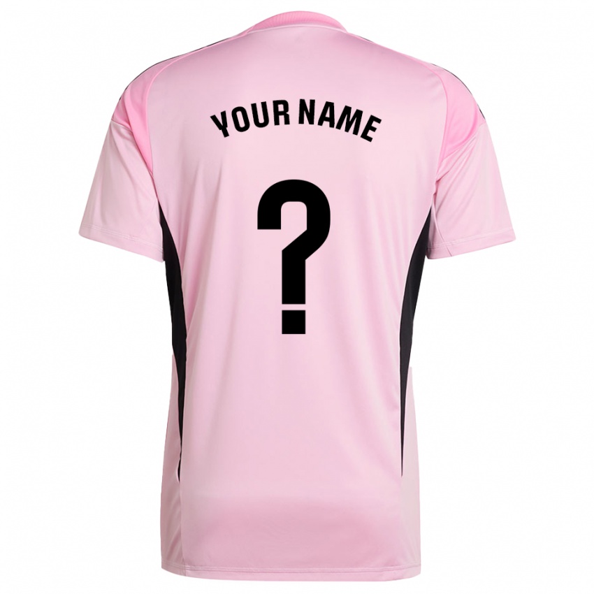 ילדים ריאל אוביידו ורוד שחור חולצת שוער 2025/26 חולצה קצרה