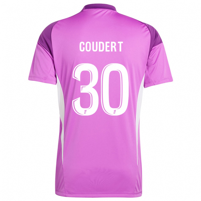 ילדים גרגואר קודר #30 לבנדר לבן חולצת שוער 2025/26 חולצה קצרה