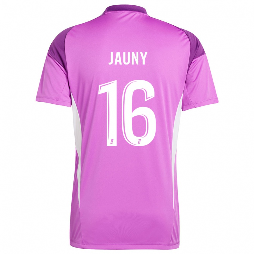 ילדים Noah Jauny #16 לבנדר לבן חולצת שוער 2025/26 חולצה קצרה