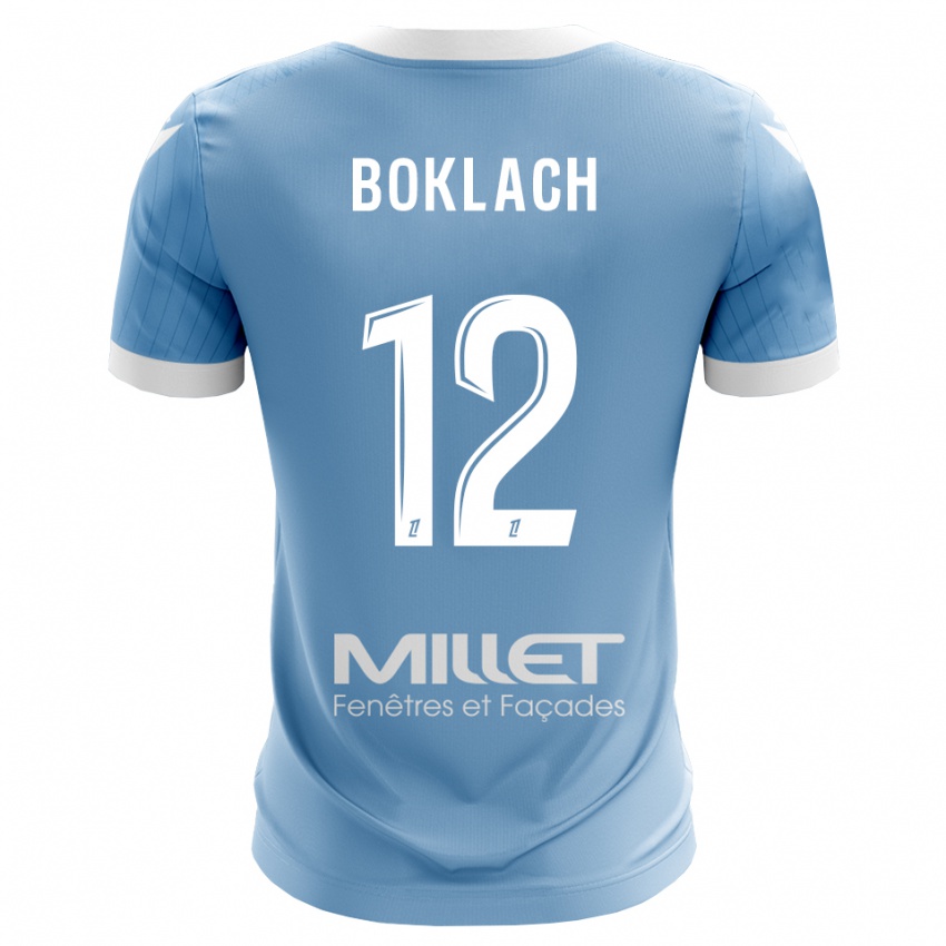 ילדים קטרינה בוקלאך #12 תכלת בהיר חולצת שוער 2025/26 חולצה קצרה