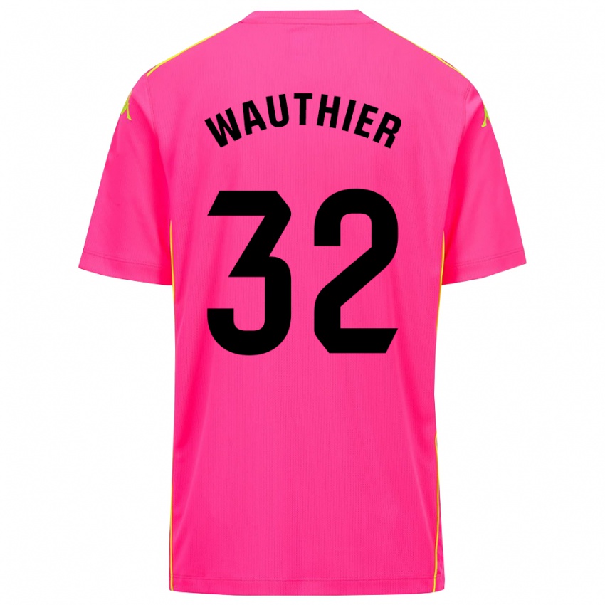 ילדים הוגו ווטייה גורג׳ון #32 ורוד עמוק שחור חולצת שוער 2025/26 חולצה קצרה