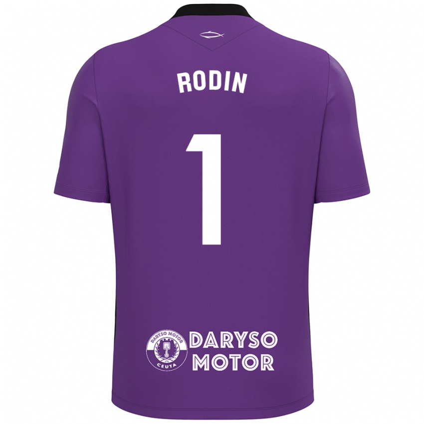 ילדים Antonio Rodin #1 סגול לבן חולצת שוער 2025/26 חולצה קצרה