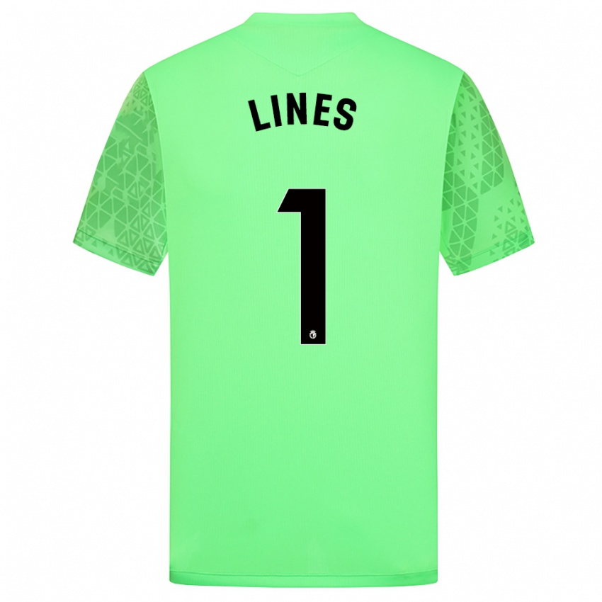 ילדים Laura Inés Aguilar #1 ירוק קפיצי שחור חולצת שוער 2025/26 חולצה קצרה