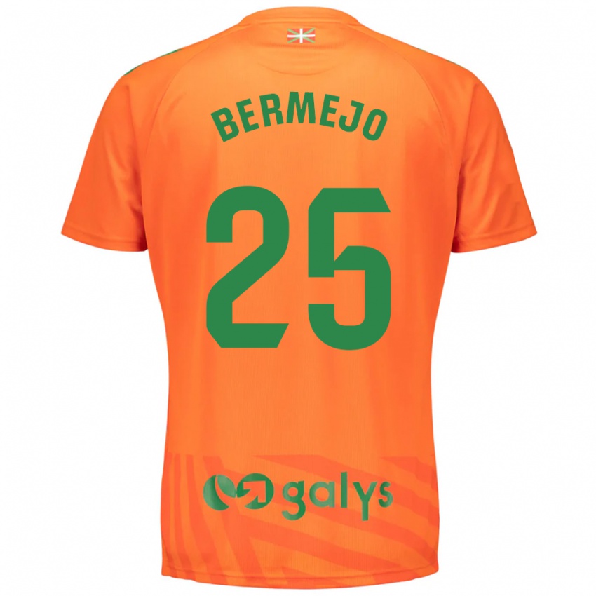 ילדים Joseba Bermejo #25 ירוק כתום חולצת שוער 2025/26 חולצה קצרה