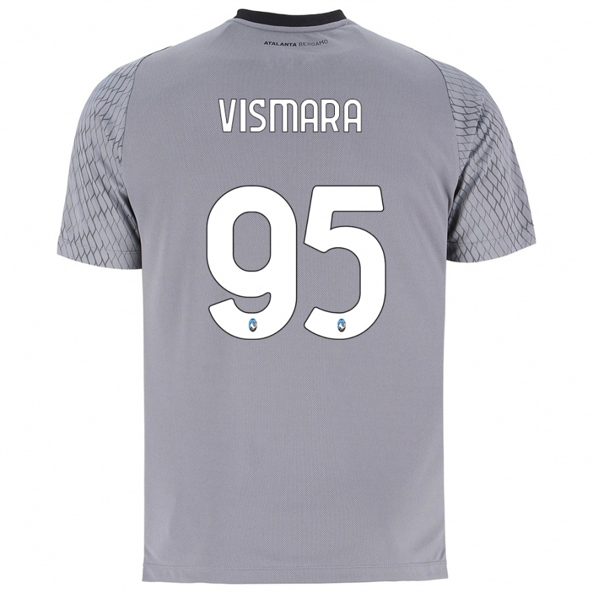 ילדים פאולו ויסמרה #95 אפור כחול אדום חולצת שוער 2025/26 חולצה קצרה