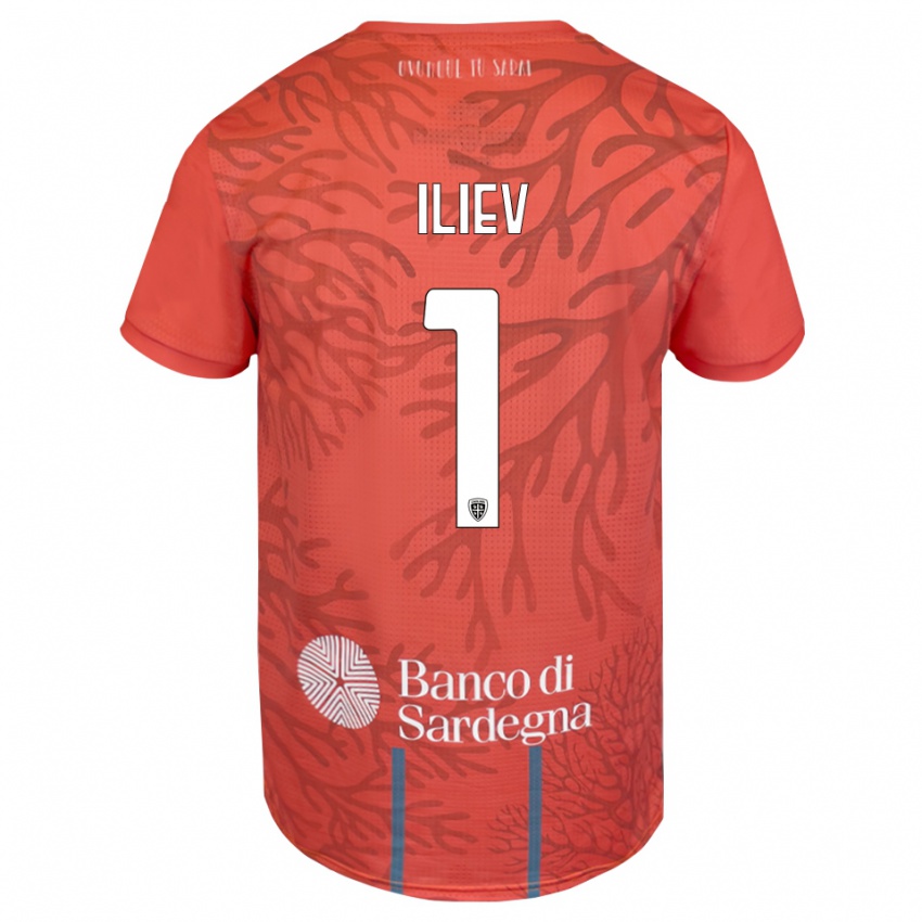 ילדים וליזאר-איליה אילייב #1 כתום אדום לבן חולצת שוער 2025/26 חולצה קצרה